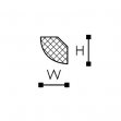 Плінтус МM 20x20 мм