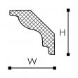 Плінтус МT 45x40 мм