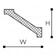 Плинтус WT1 45х58 мм