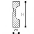 Плінтус FD7 70x15 мм