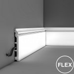 Плінтус SX118flex 138х18мм