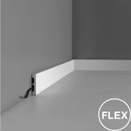 Плінтус SX157flex 66х13мм