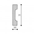 Плинтус WD2 70х15 мм
